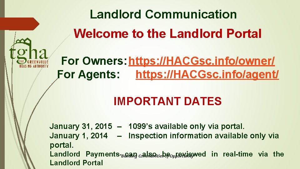 The Housing Choice Voucher Program Landlord Location