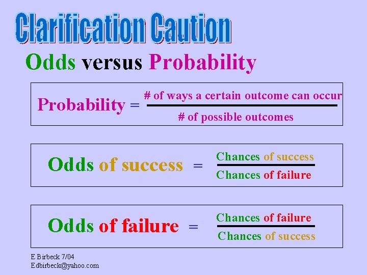 画像 odds vs chance 364317Odds vs chance Bestpixtajpm1d3