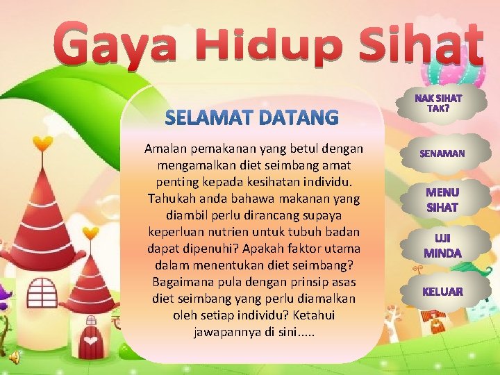 amalan pemakanan yang betul