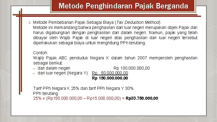 Pertanyaan Yang Sering Diajukan Pada Unit 1 Pajak Internasional Wiki Pajak pajak berganda adalah