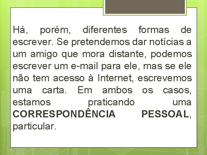 EXEMPLOS DE CLAREZA CONCISO E COERNCIA Ser que