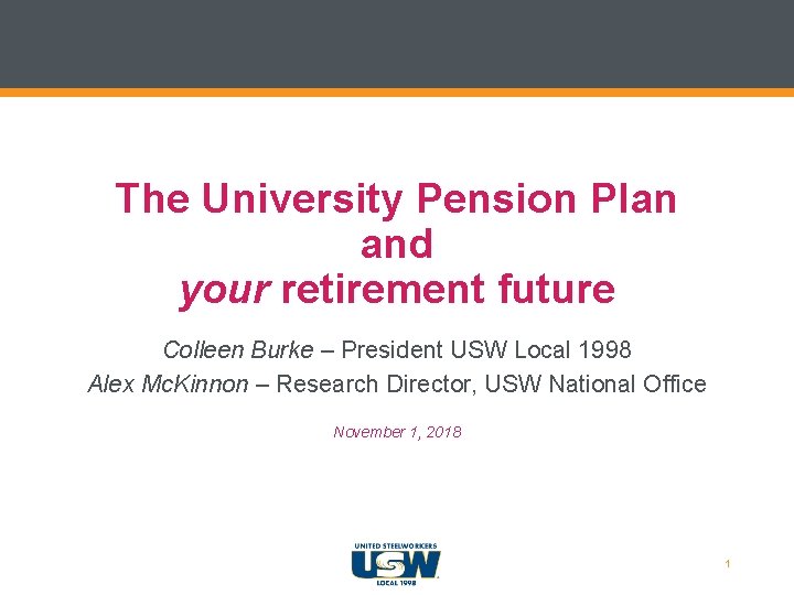 The University Pension Plan and your retirement future