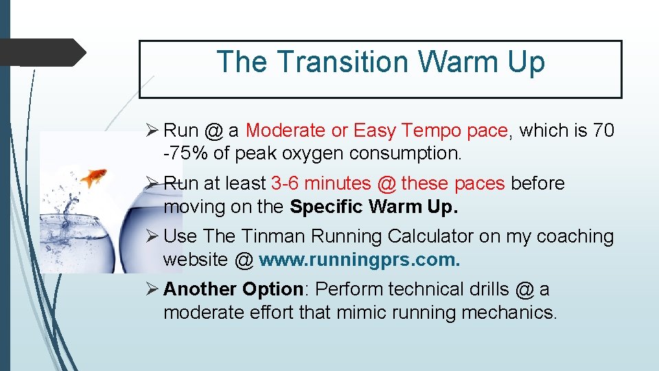 Success Details Presentation by Tom Schwartz Tinman Endurance