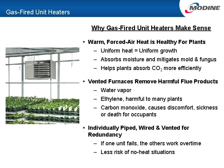 Modine Greenhouse Heating Modines Breakthrough Greenhouse Heating Solution