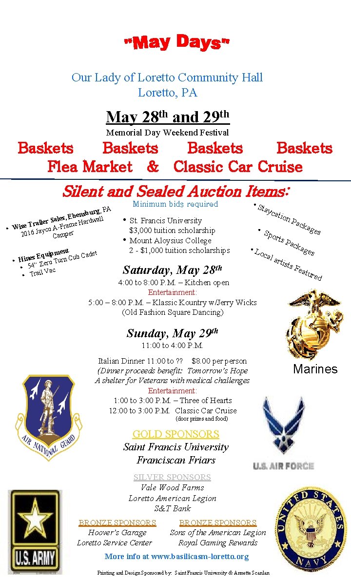 Our Lady of Loretto Community Hall Loretto PA