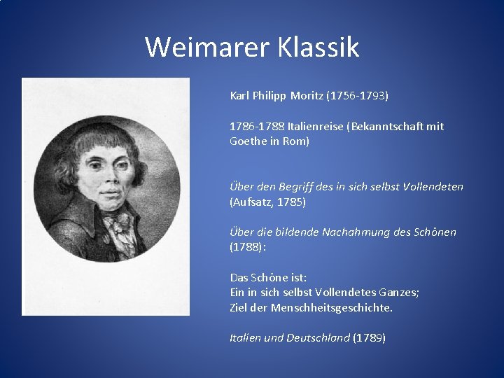 Goethe Italienische Reise 1786 1788 Weimarer Klassik Johann