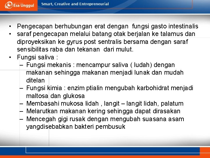 Kkpmt 3 Anatomi fisiologi sistem pengecapan PERTEMUAN 7