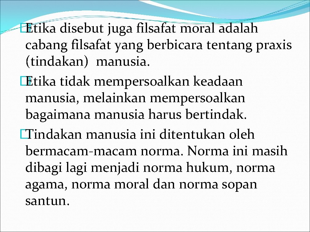 Norma Moral Adalah Bab I Etika Umum 4 Pdf Lanjutan Pengertian Norma