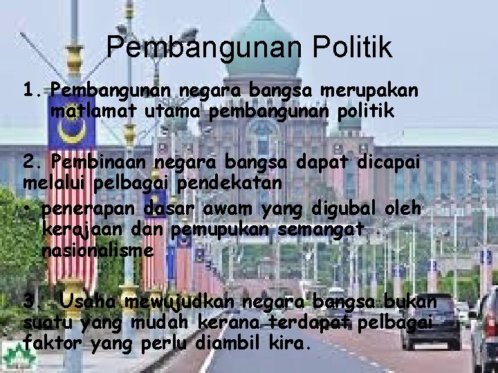Matlamat Utama Integrasi Pembangunan Politik / Stabilitas