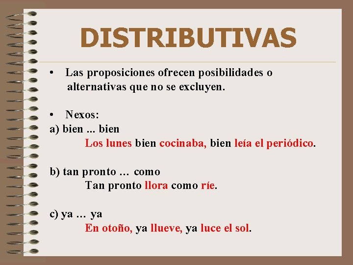 ORACIONES COMPUESTAS COORDINADAS Cmo se analiza una oracin