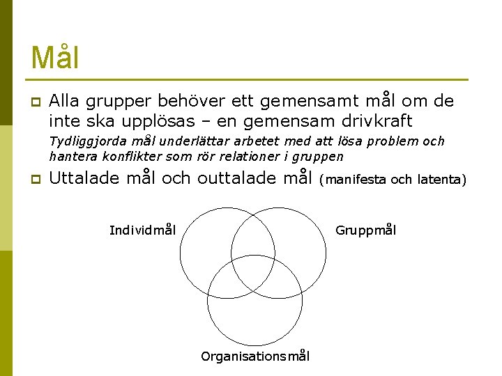 Samspel i grupp I LAU 380 Vt2011 Mette