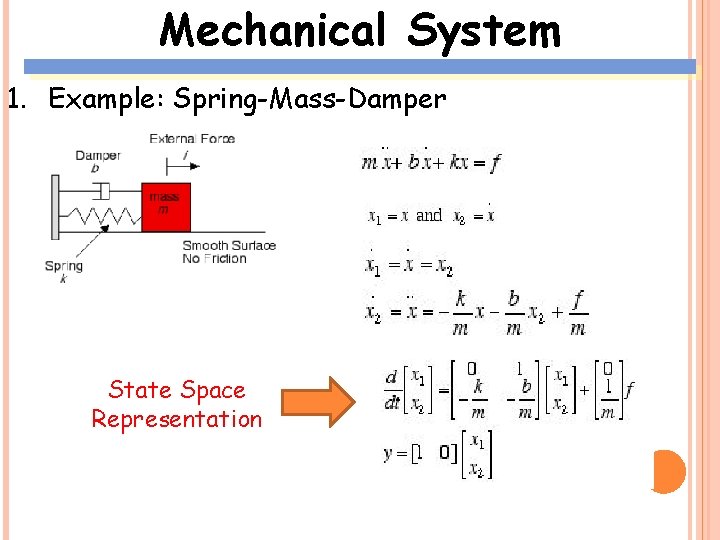 MECHATRONIC SYSTEM DESIGN ENT 473 LECTURE 5 SYSTEM