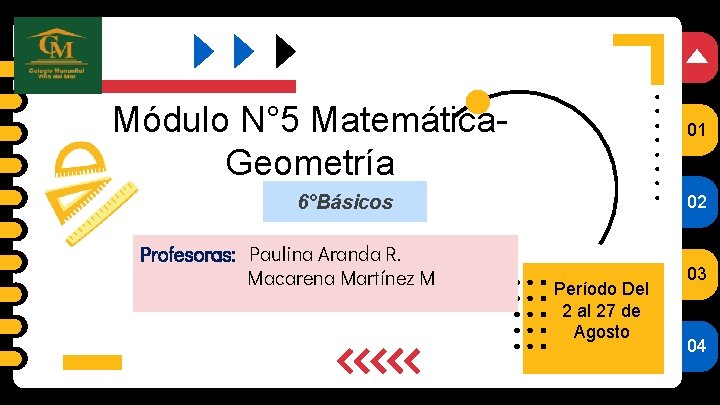 Mdulo N 5 Matemtica Geometra 01 6Bsicos Profesoras