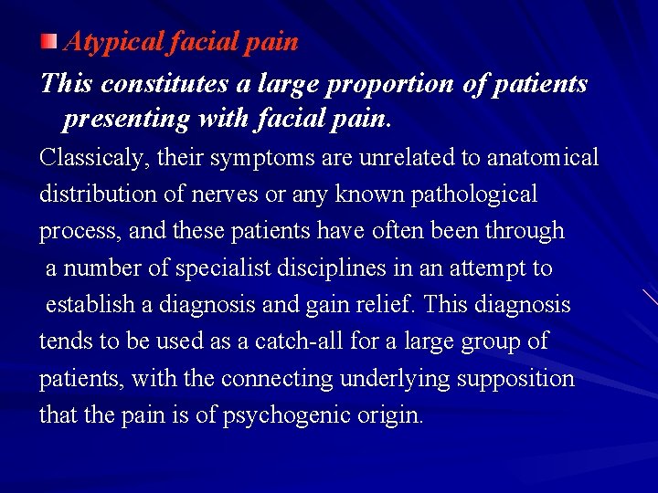 Atypical Odontalgia Adalah Perbedaan Atypical Odontalgia