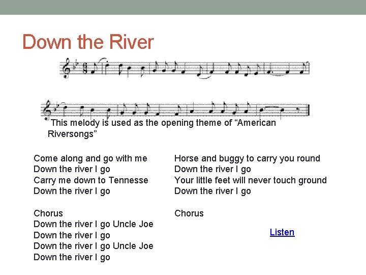 AMERICAN RIVERSONGS By Pierre La Plante Chihiro Kashiwakura