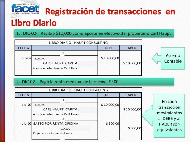 Ajustes Contables Son asientos que se realizan al