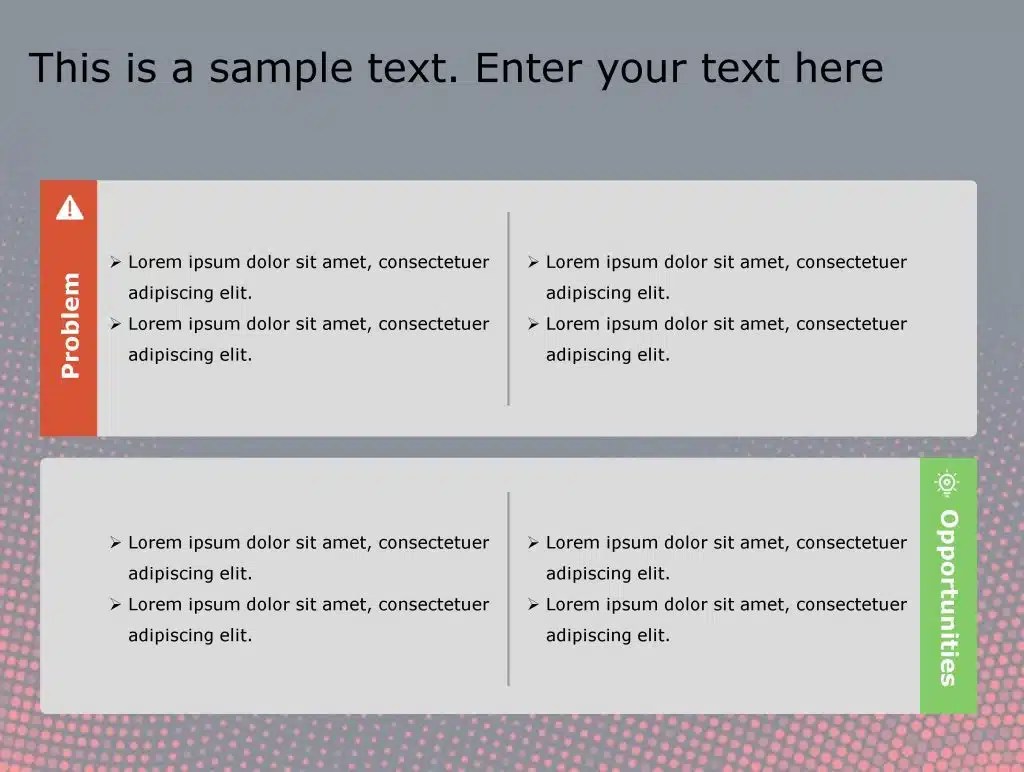 Problem Opportunity PowerPoint Template 127 Problem Opportunity