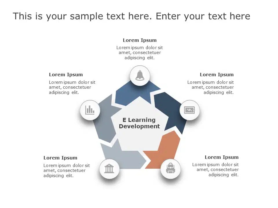 E Learning Process PowerPoint Template