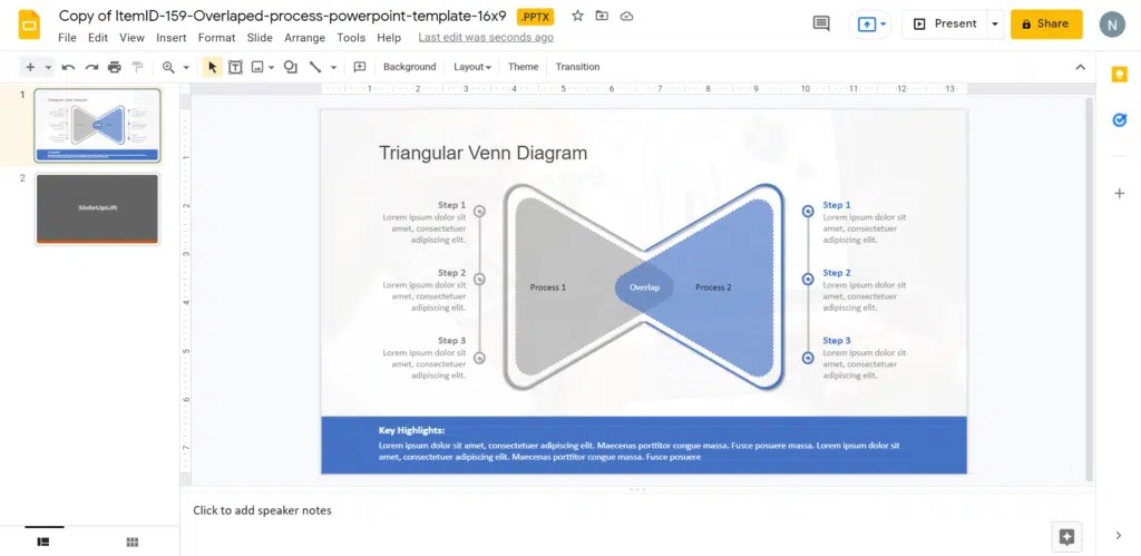 How To Create A Venn Diagram In Google slides? | Google Slides Tutorial
