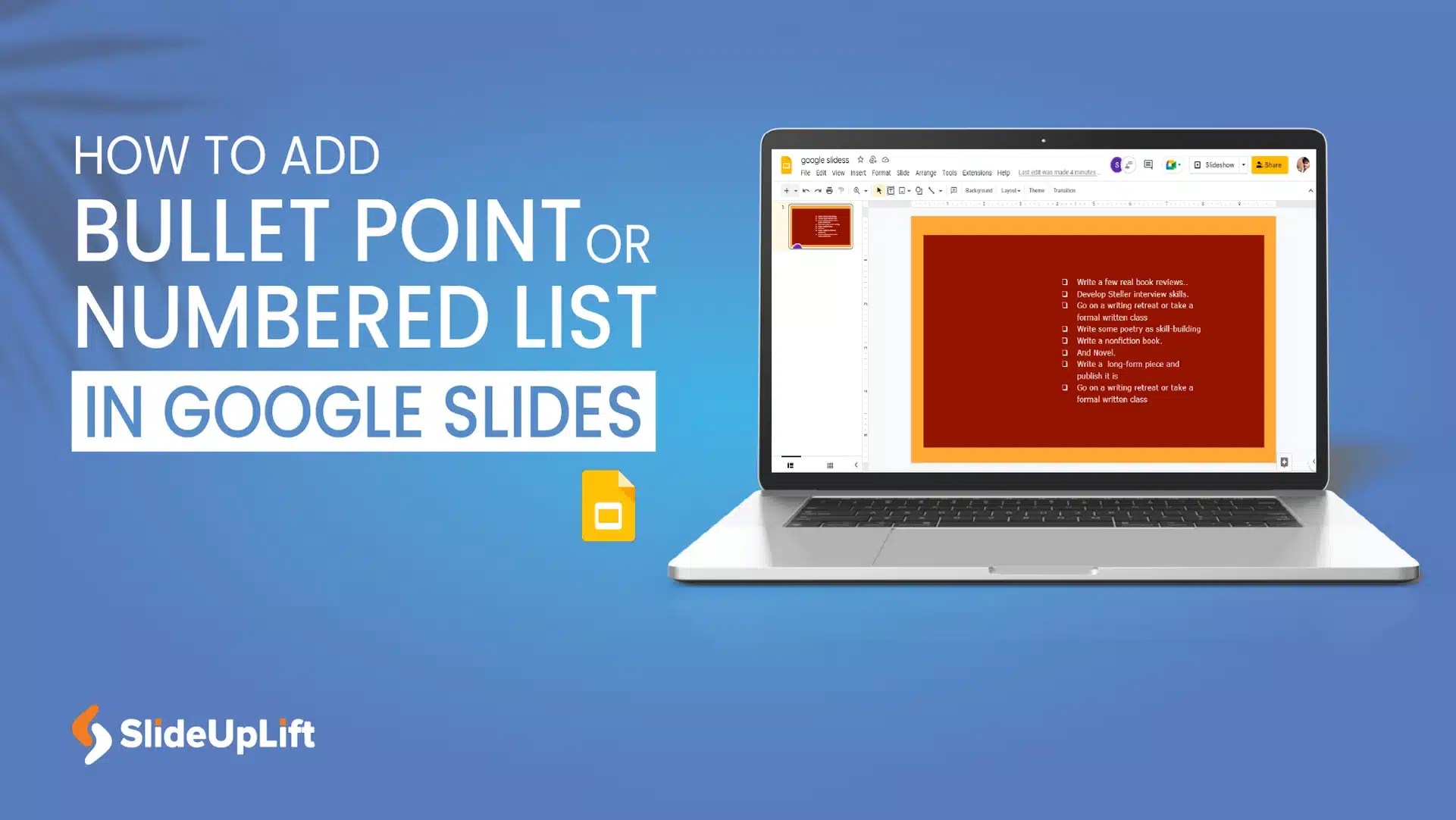 Learn How To Add Bullet Points In Google Slides Google Slides Tutorial