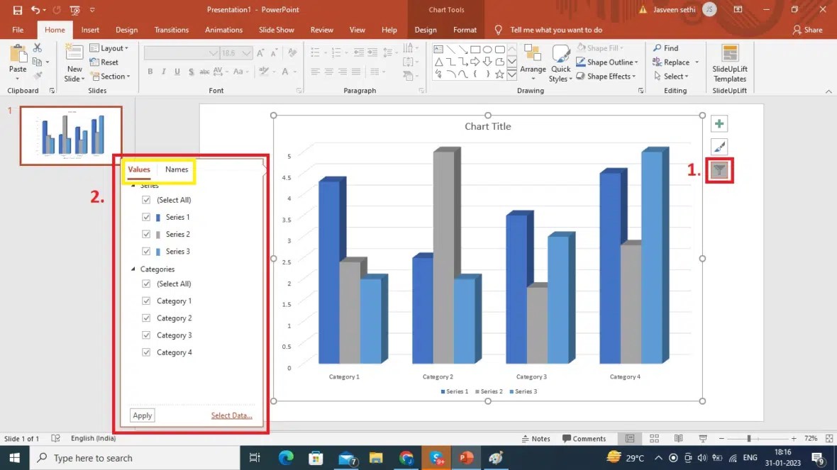 How To Make A Graph In PowerPoint? powerpointdesigners purshoLOGY