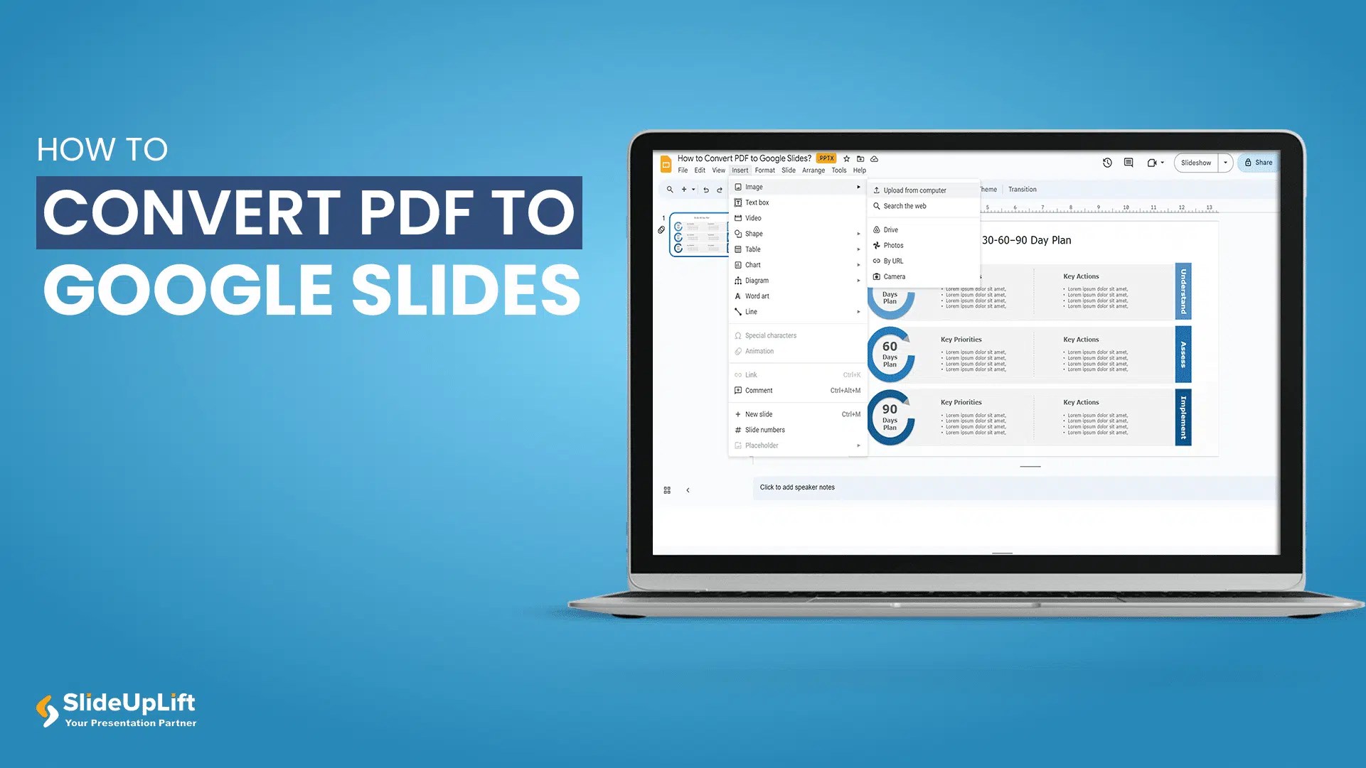 How to Convert a PDF to Google Slides? SlideUpLift