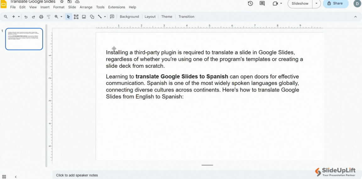 How To Translate Google Slides? Easy Guide