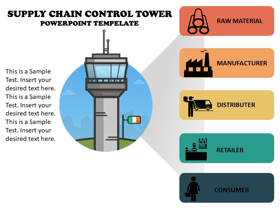 Supply Chain Control Tower PowerPoint Template Slide Slidevilla