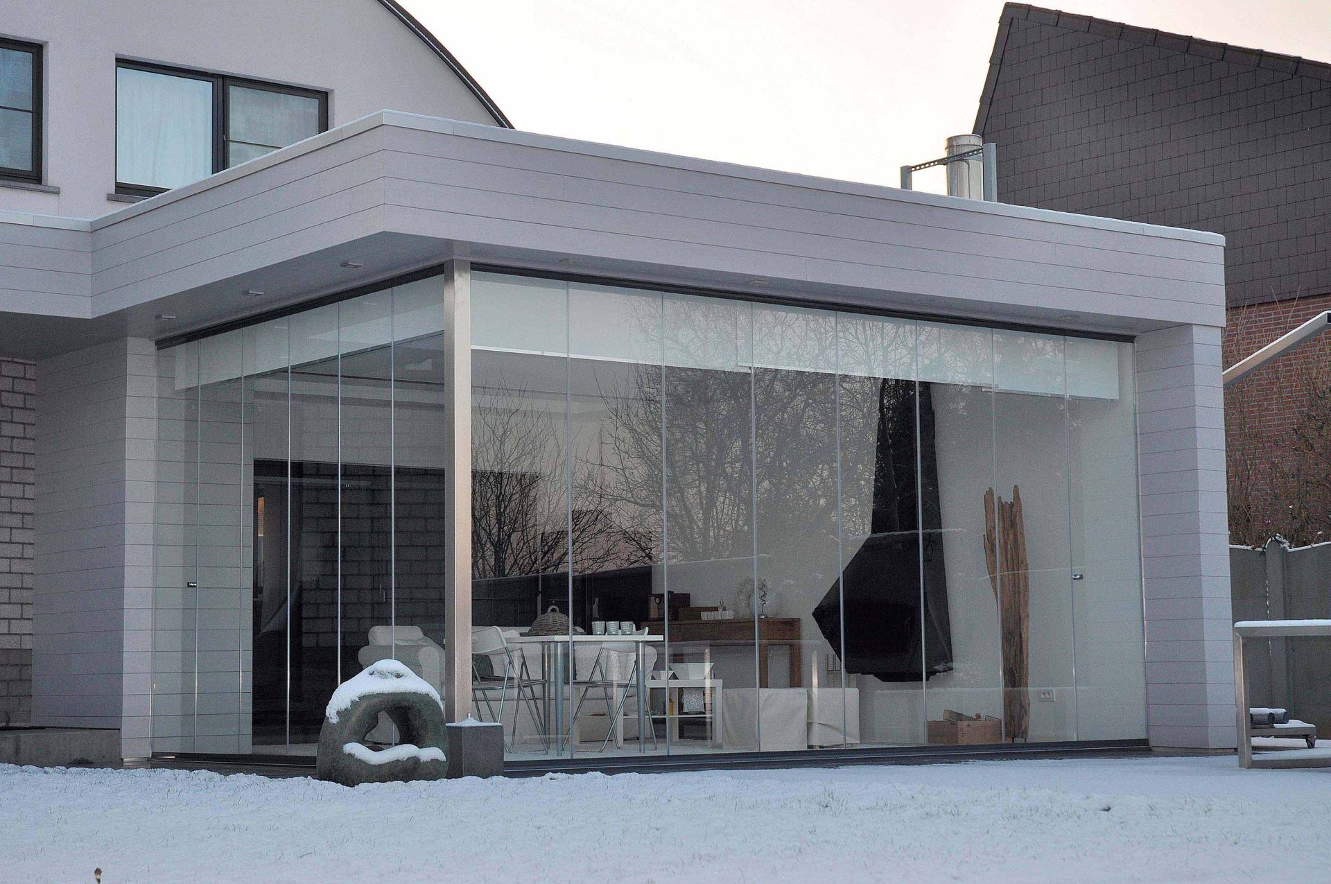 Terrazze e balconi con vetrate panoramiche Sliding Crystal