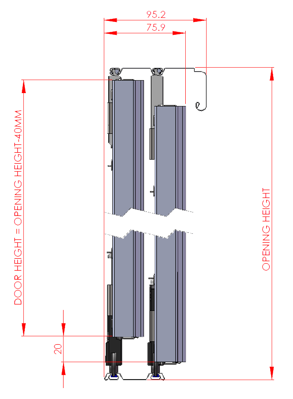 Standard Sliding Wardrobe Technical Specifications Sliding Wardrobe World