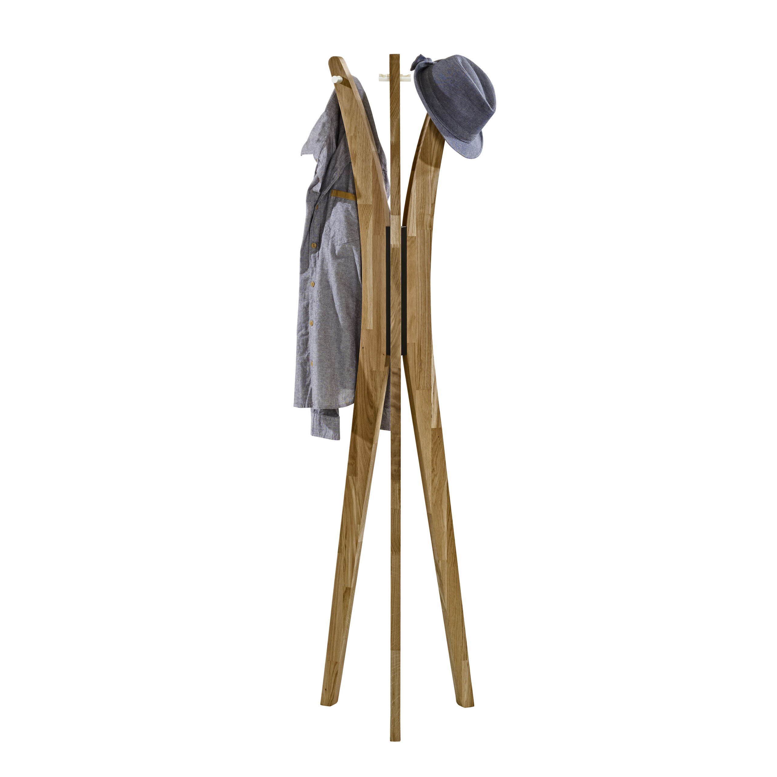 FEEL coat rack in solid oak Sliding Wardrobe World
