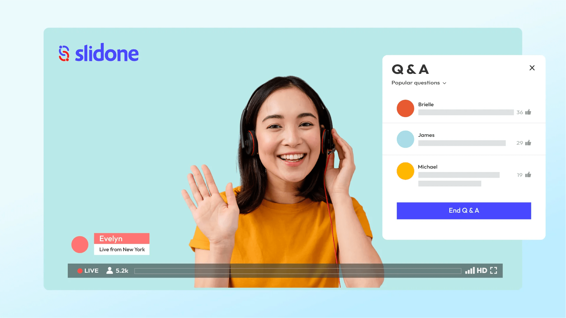 Steps To Conduct a Successful Live Q&A Session Slidone