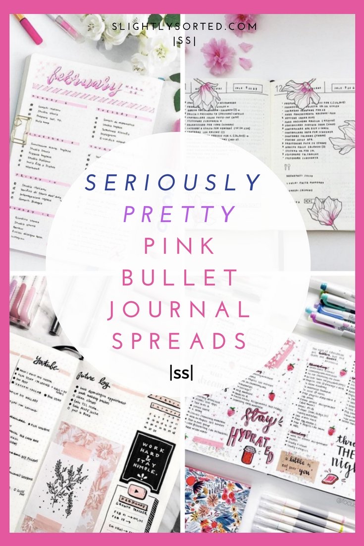 PINK Bullet Journal Ideas STUNNING Spreads for Ultimate Inspiration
