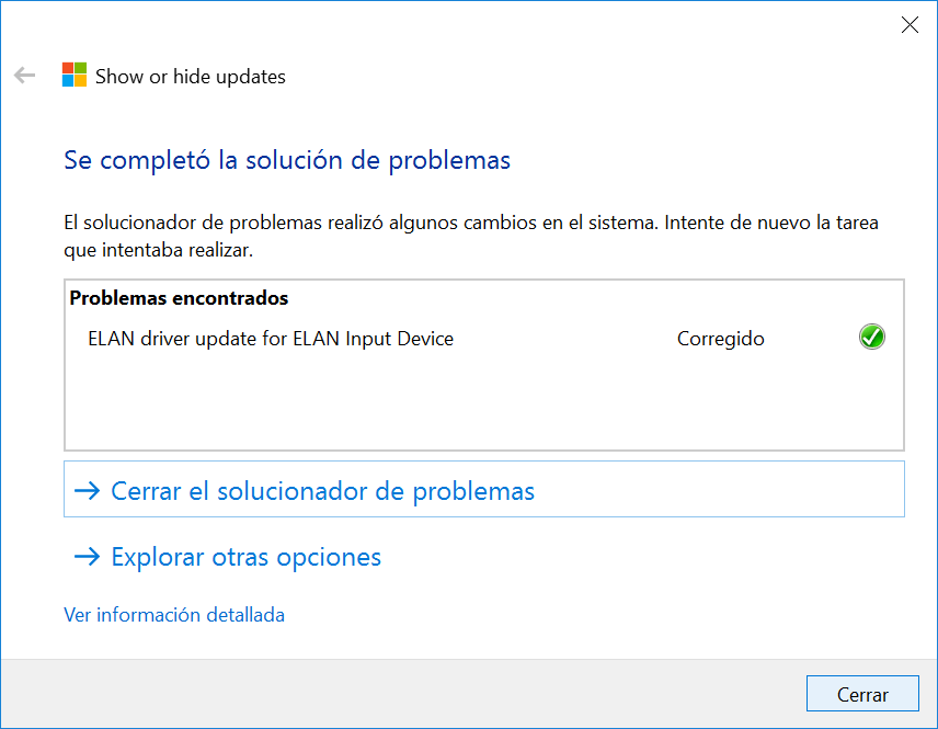 Solución problemas con el Touchpad en Windows 10 (ELAN) SLIMBOOK