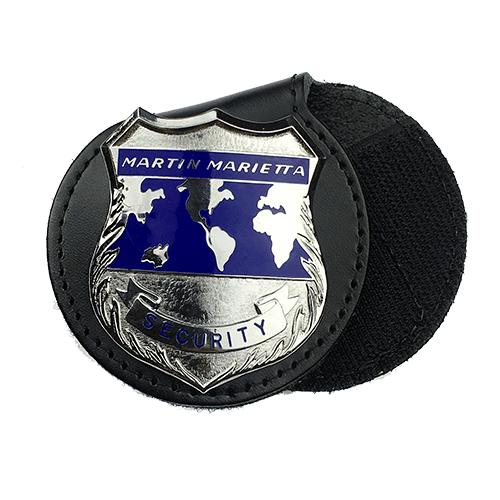 MODEL 19 ROUND VELCRO BADGE HOLDER Slim Line Case Company