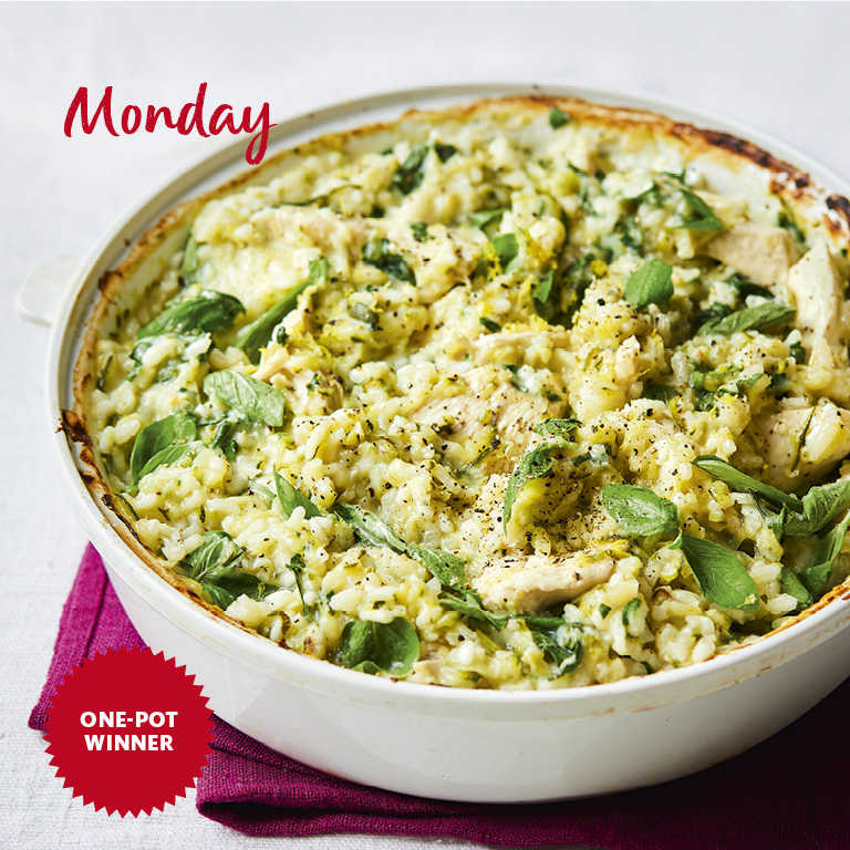 SW recipe Chicken and leek baked risotto Slimming World Encyclopedia
