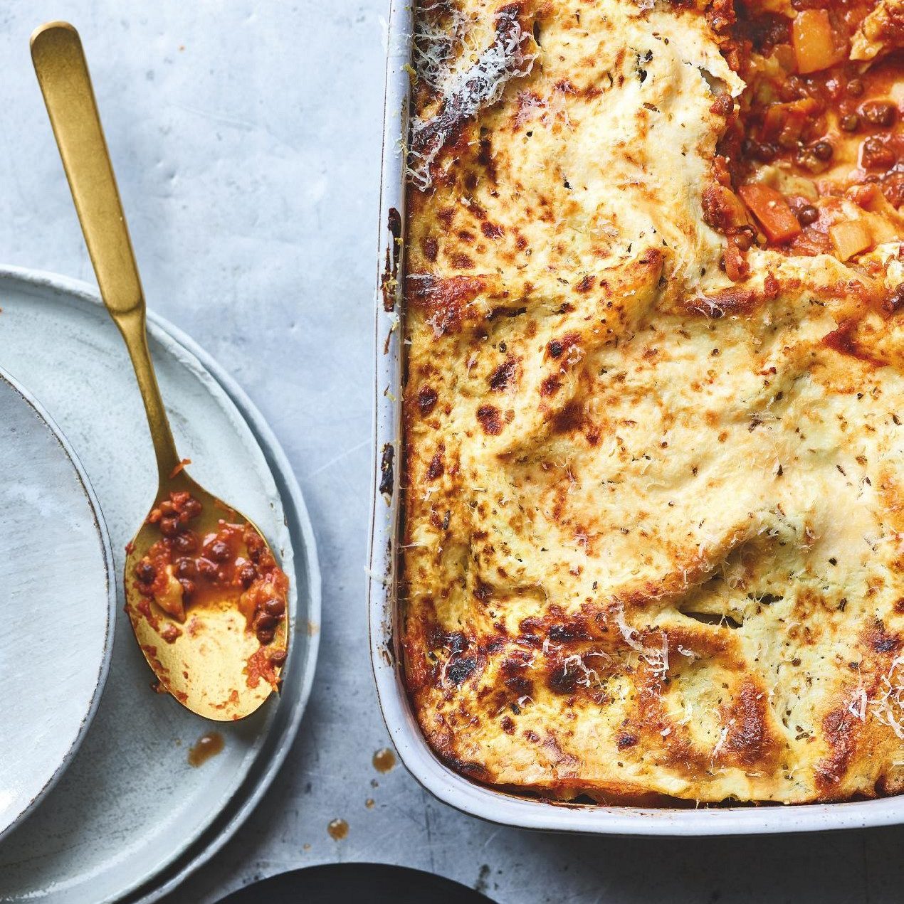 SW recipe Cheesy lentil lasagne Slimming World Encyclopedia