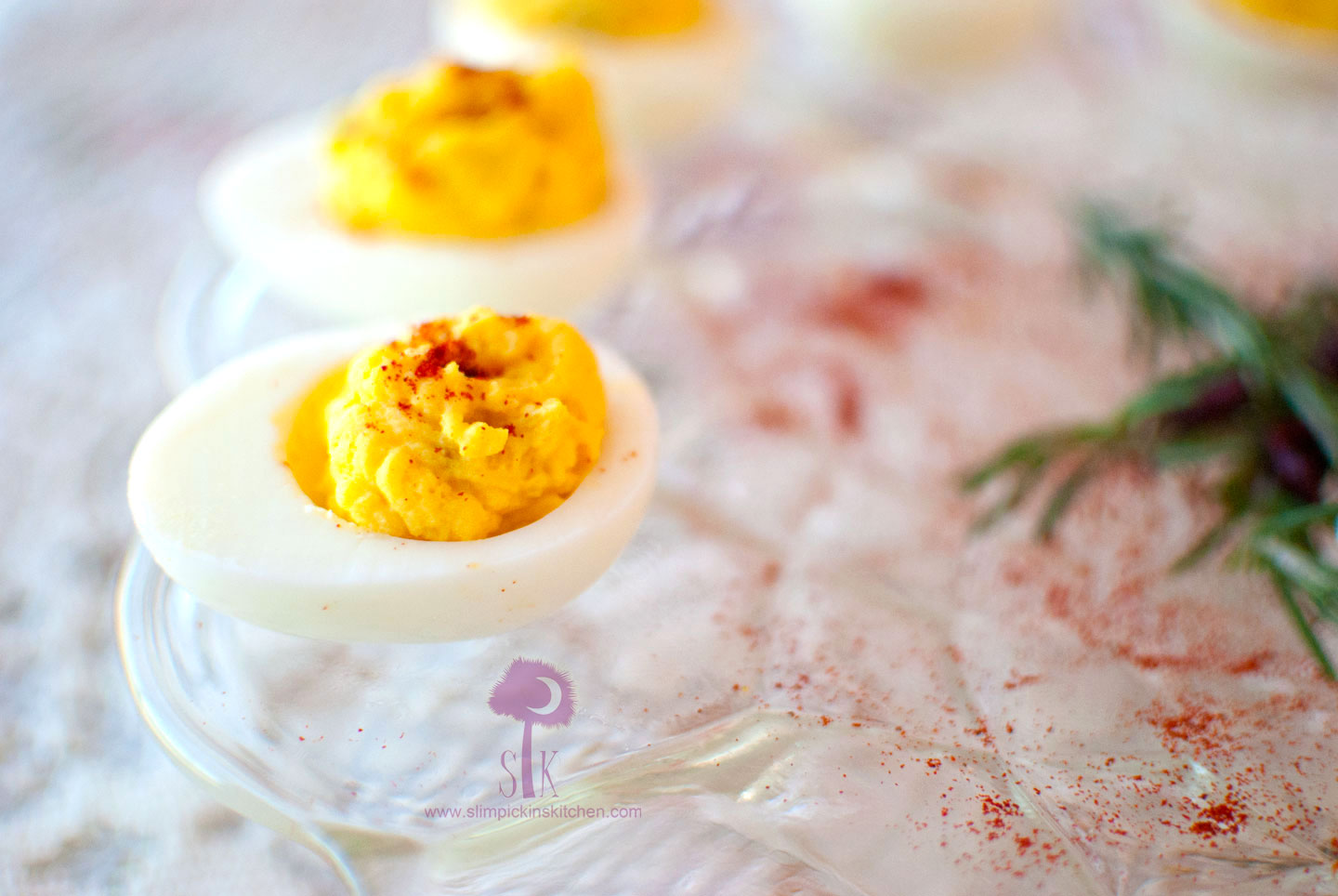 Mayonnaise Free & Guiltless Deviled Eggs