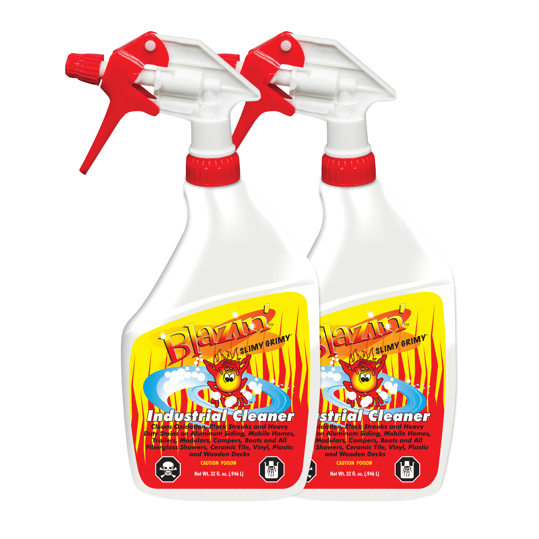 Blazin Industrial Cleaner, Remove Oxidation From Aluminum Boats, RVs