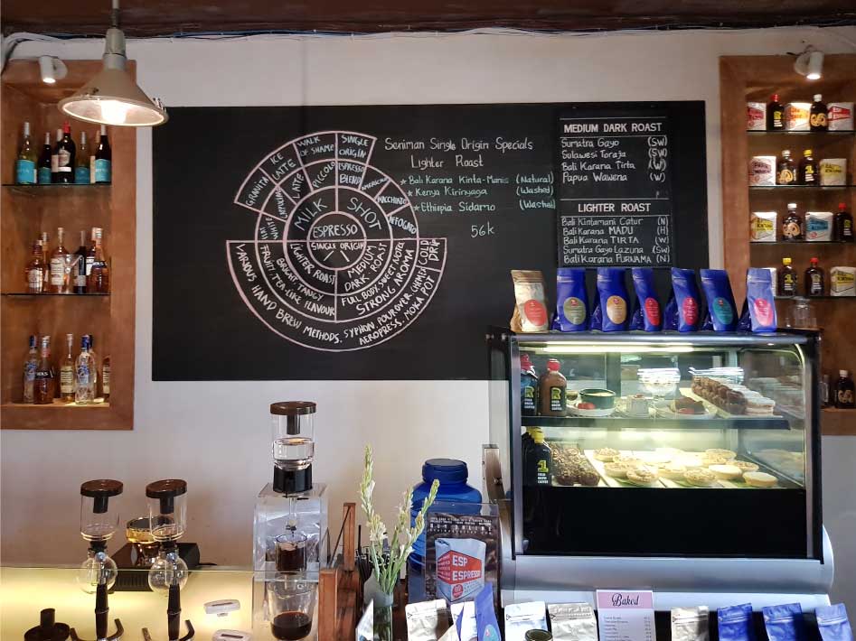 Seniman Coffee Studio a good digital nomad work space café in Ubud