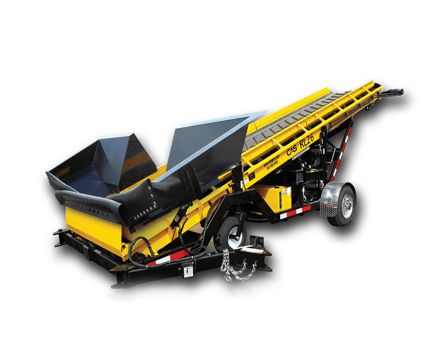 CAS Conveyor Application Systems Stone Slinger Truck