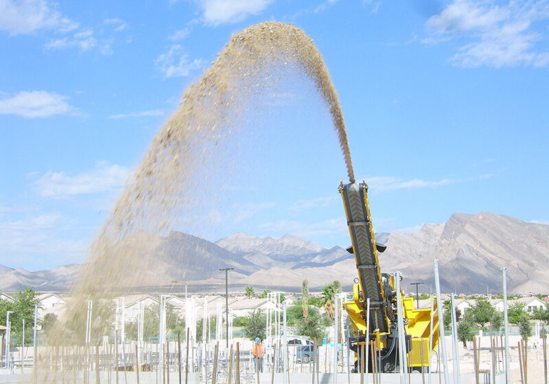 Stone Slinger & Telebelt Truck Applications Slinger Rental Company