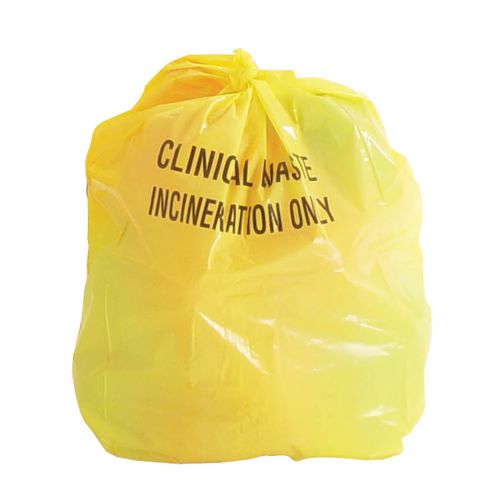 80L Yellow clinical waste bag Waste Sacks & Accessories Waste