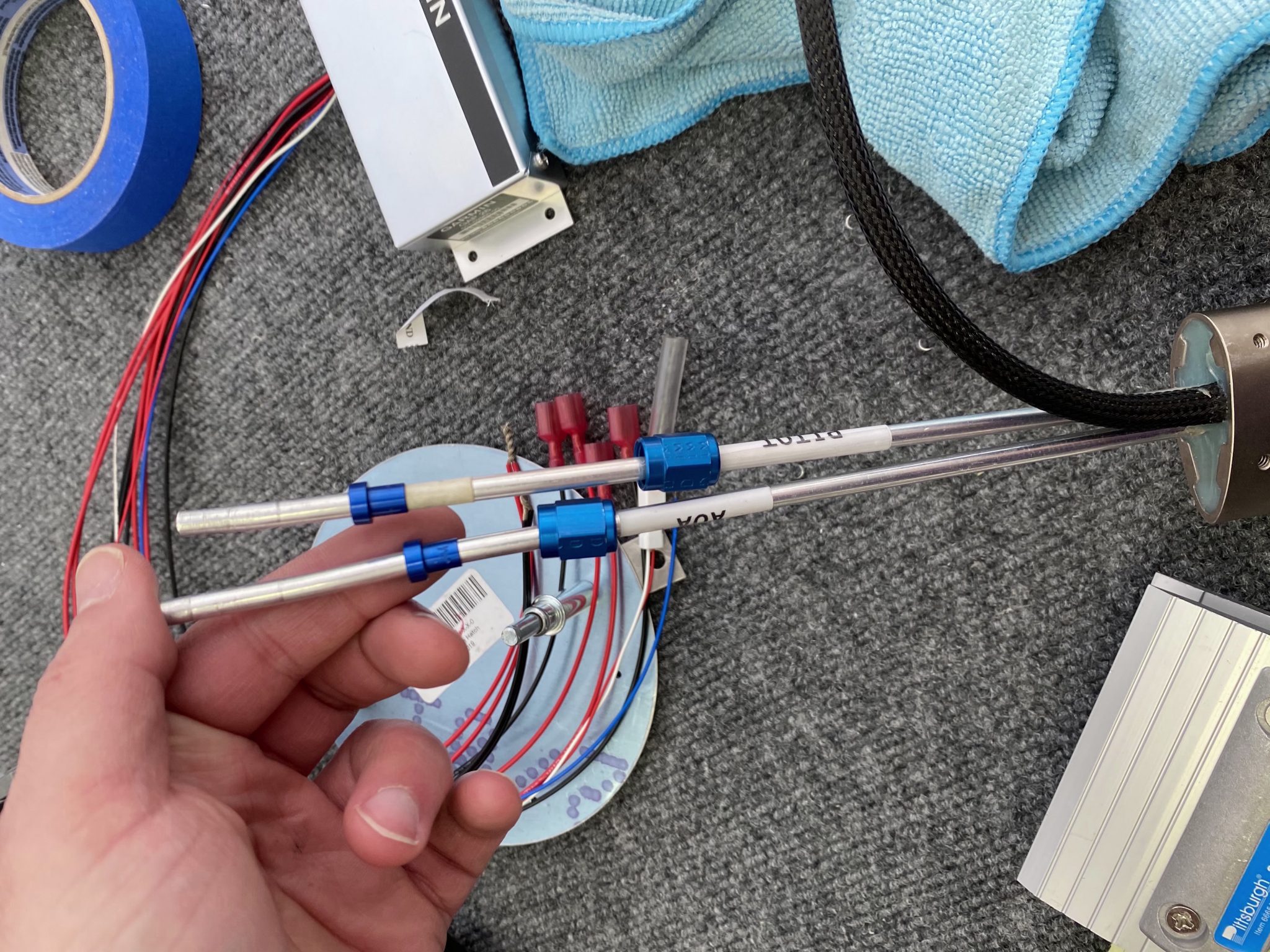 Installing the Pitot Tube Philip's Sling TSi Build Log