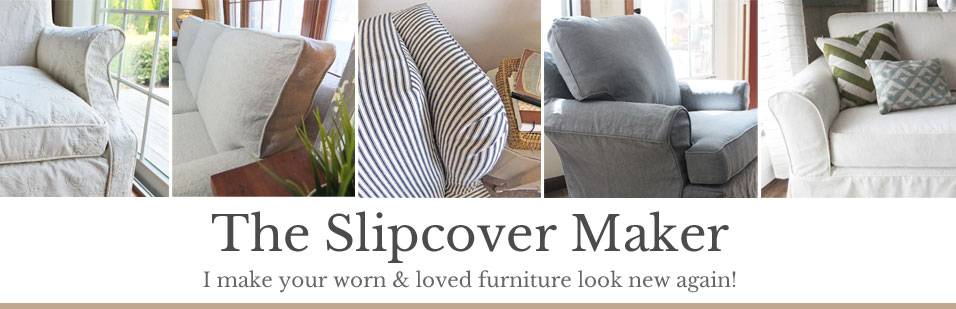 Elastic folding chair covers dinning chair slipcover for wedding party event. The Slipcover Maker Custom Slipcovers Tailored To Fit Your Furniture