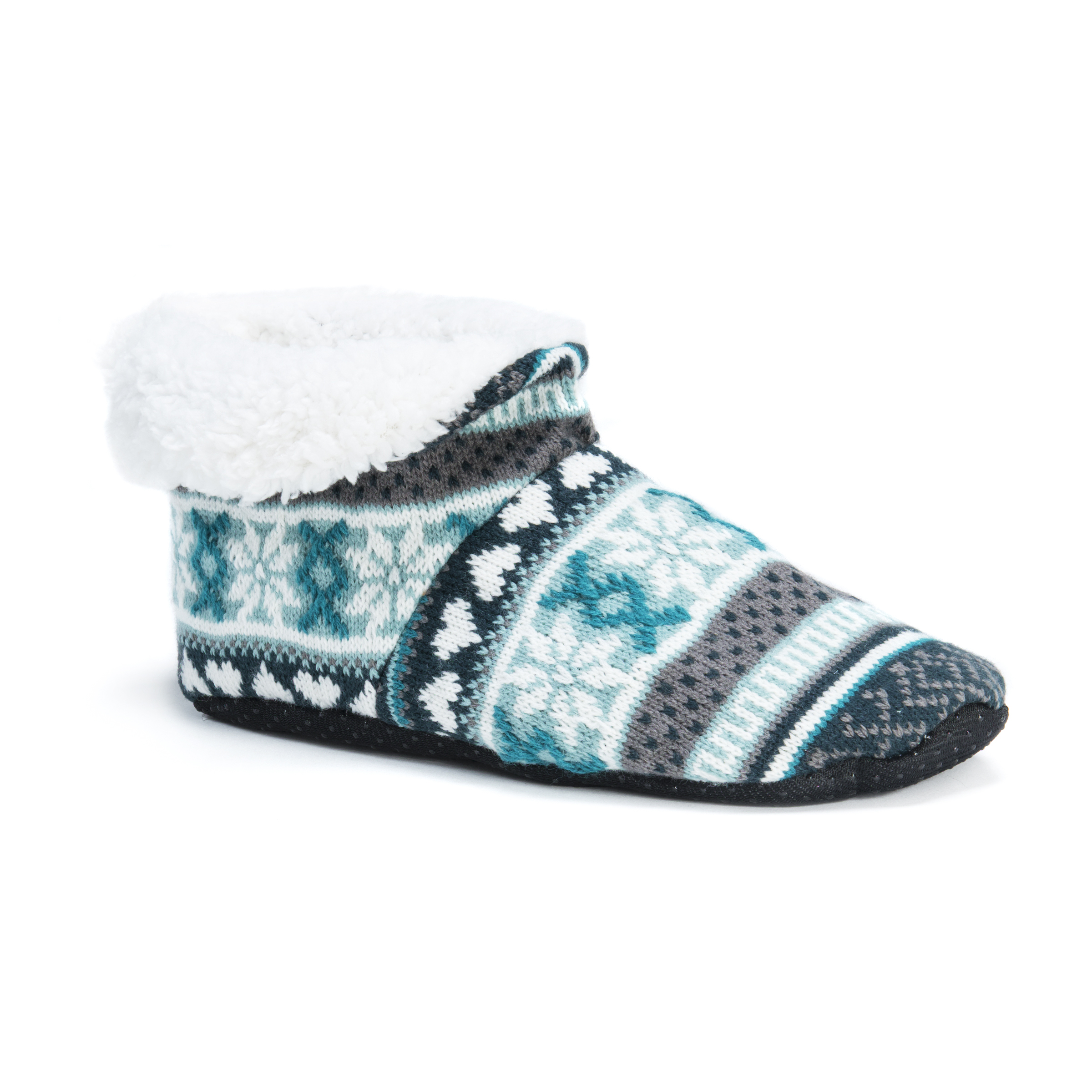 MUK LUKS® Women's Bootie Slippers Rain Grey Shop Comfy