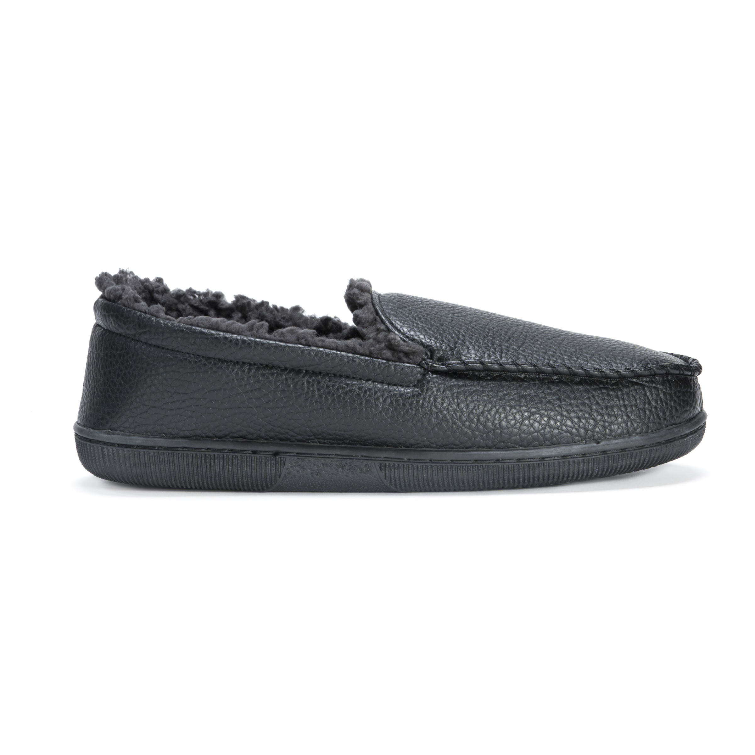 Men's Moccasin Slipper Black Shop Comfy