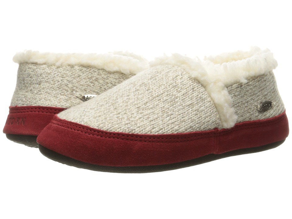 Acorn Moc Ragg (Grey Ragg Wool) Women’s Slippers Shop