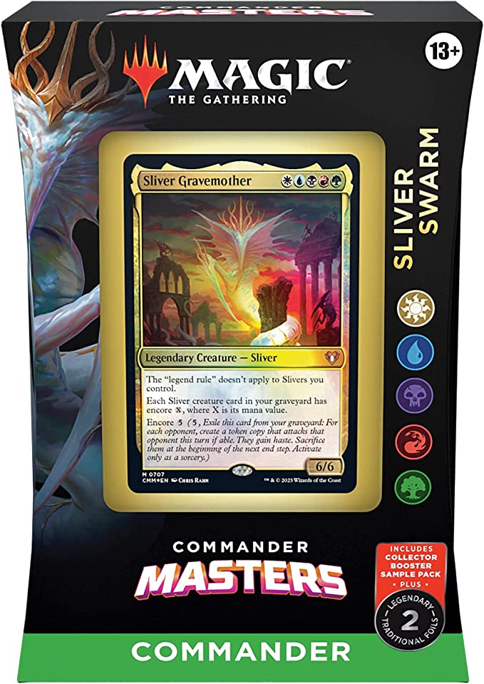 Magic The Gathering Commander Masters Commander Deck Sliver Swarm