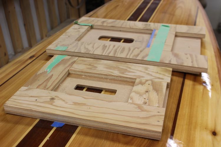 Homemade SUP handle jig